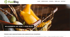 Desktop Screenshot of efood-blog.com